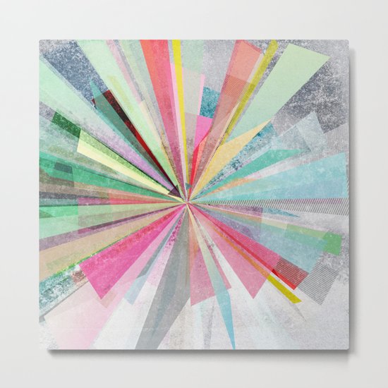 Graphic X Metal Print