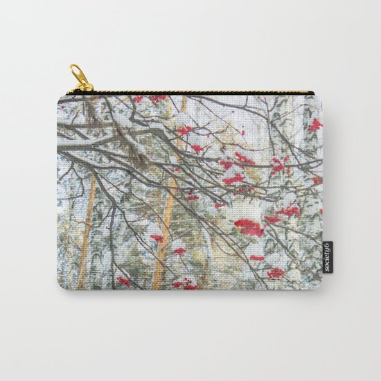 Winter Rowan and birchs Carry-All Pouch