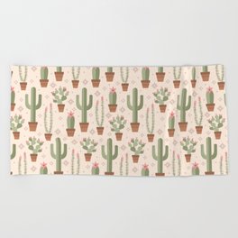 Desert Cacti Beach Towel