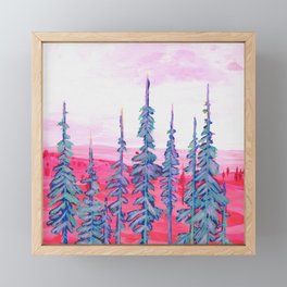 Pink Sitka Framed Mini Art Print