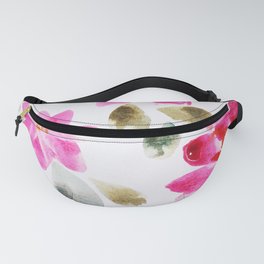 Pink Pops - Loose Watercolor Floral Fanny Pack