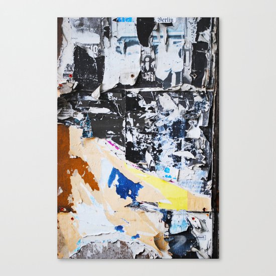 Fragmente zerrissen Canvas Print