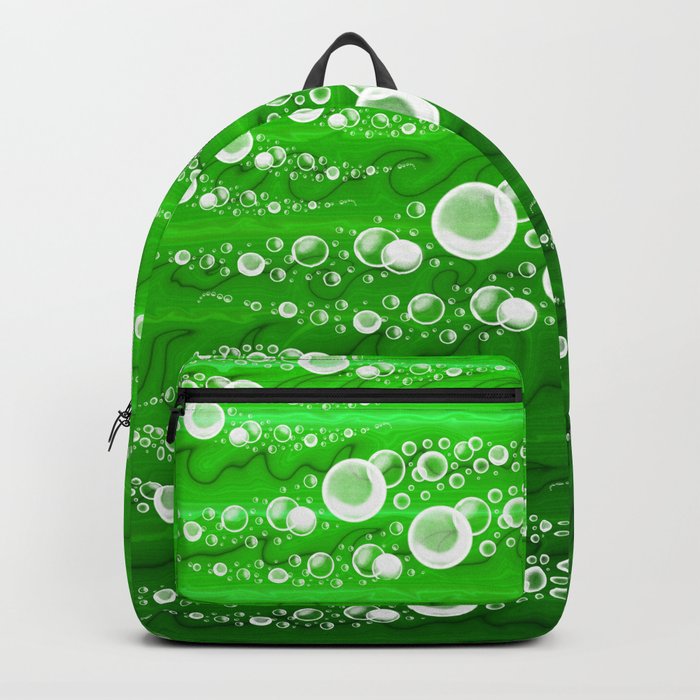 water balls, waves, and ripples. Backpack