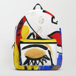 Girl Portrait Pop Art Backpack
