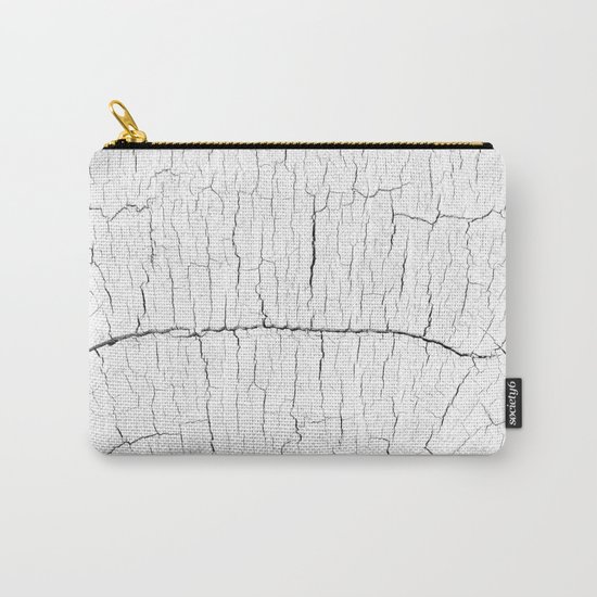 White Wood Carry-All Pouch