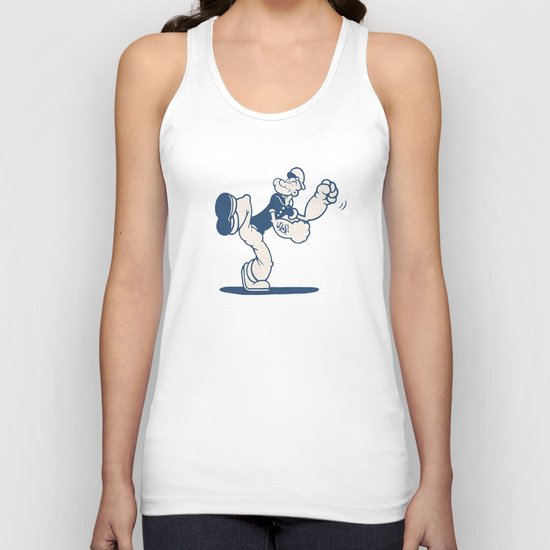 the Sailor with Dragon Tatoo Unisex Tank Top