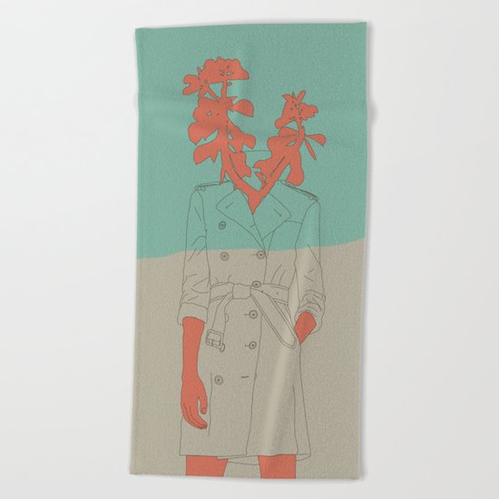 Woman Nature 1 Beach Towel