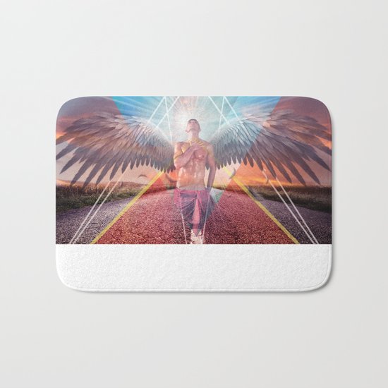 the angel Bath Mat