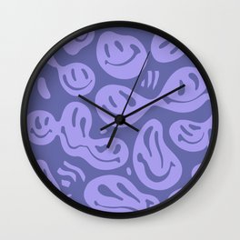 Smileyfy Very Peri Wall Clock