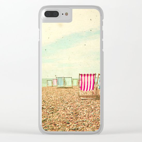Deckchairs Clear iPhone Case