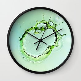 Water Splash Wall Clock | Watersplash, Motion, Photo, Topview, Macro, Modernart, Abstract, Liquidart, Contemporaryart, Highspeed 