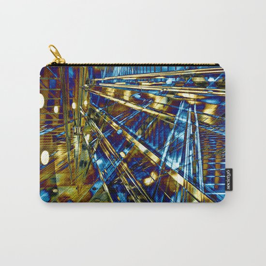 Blue Lines of Berlin Carry-All Pouch