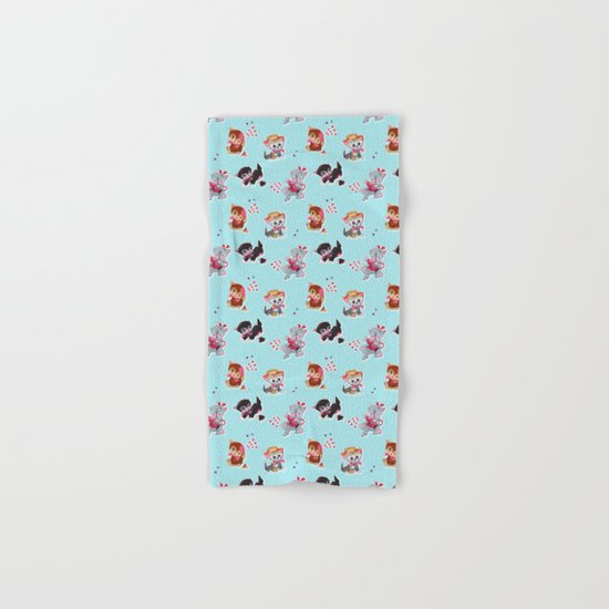 Zombie Cats Hand & Bath Towel