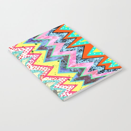 Rainbow Abstract Geometric Notebook