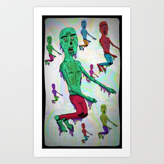 ¨Zombillurca¨ Art Print