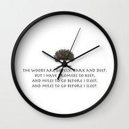 The Woods Wall Clock