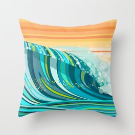 LIQUID SOLACE Throw Pillow