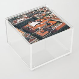 Mexico Photography - Mexican City Seen From Above Acrylic Box