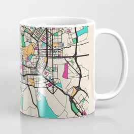 Colorful City Maps: Milan, Italy Coffee Mug