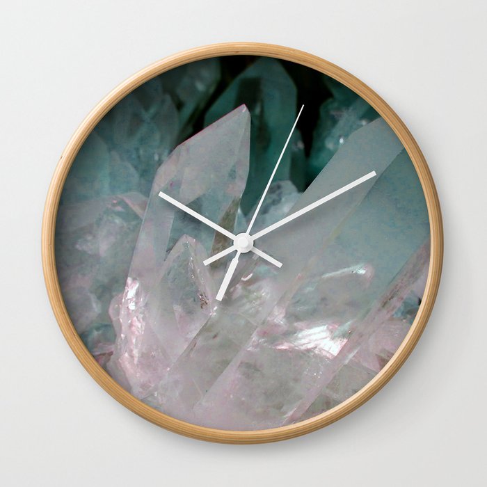 Crystal Quartz Wall Clock
