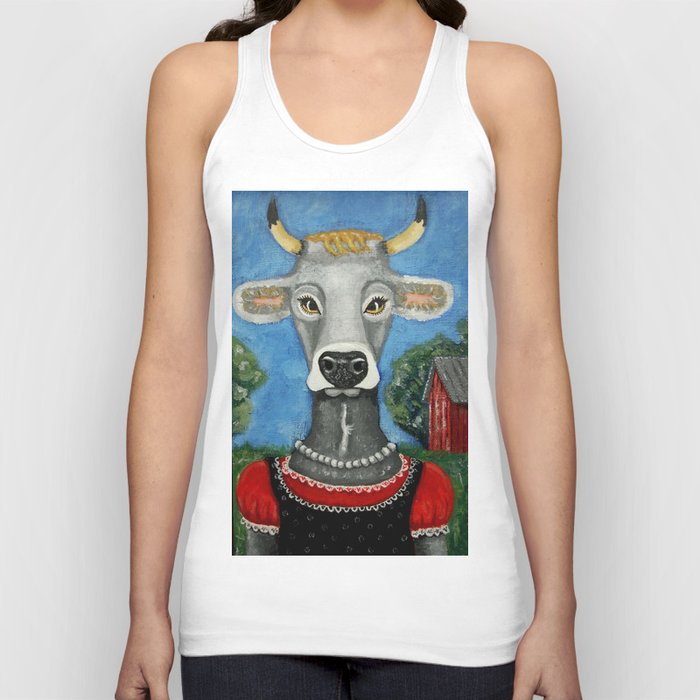 Country Cow Tank Top