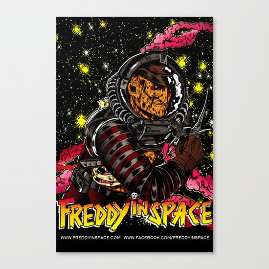 Freddy In Space Canvas Print