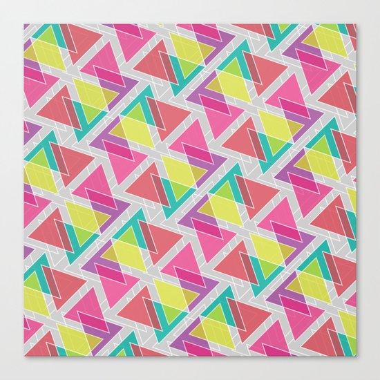 Let's Celebrate The Triangle Canvas Print