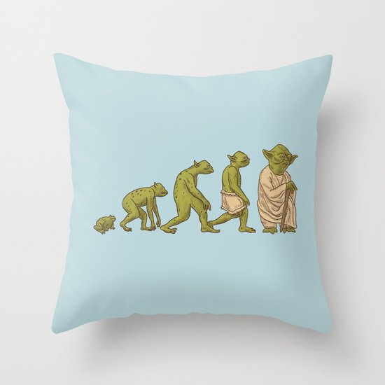 Yodalution Throw Pillow