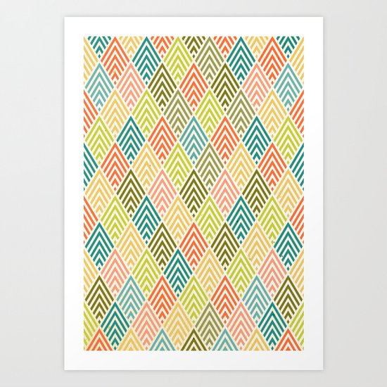 Citronique Series: Forêt Sorbet Art Print