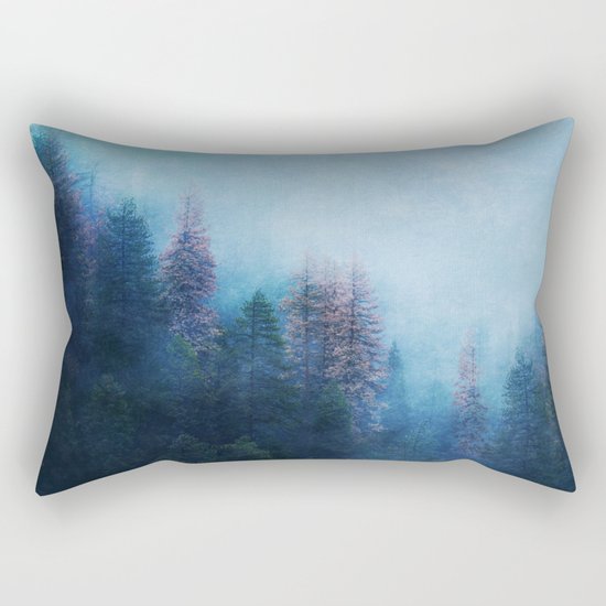 Dreamy Winter Forest Rectangular Pillow