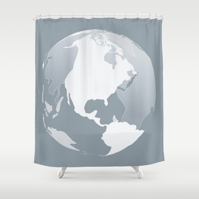 earth Shower Curtain