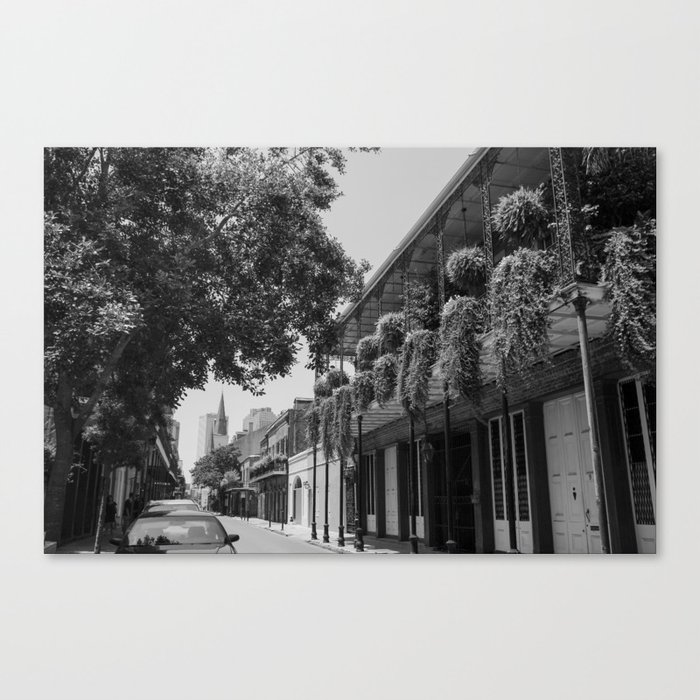 New Orleans French Quarter street Canvas Print