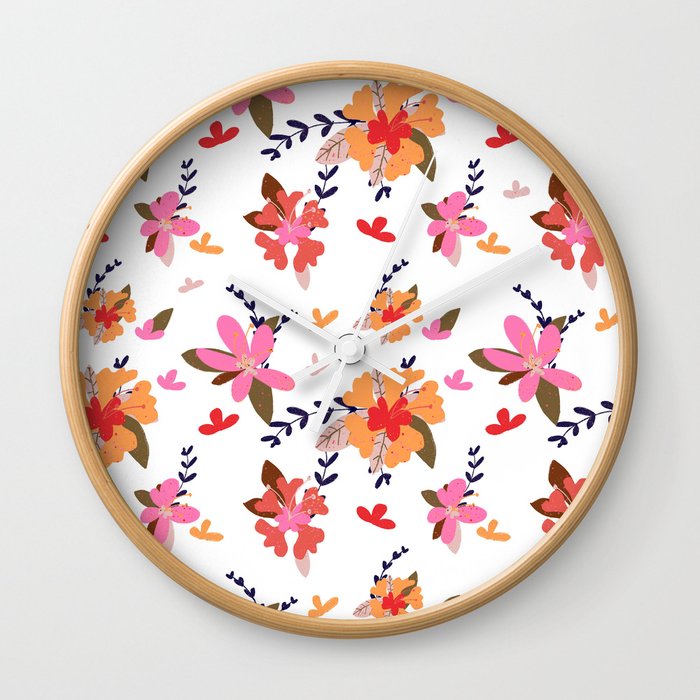 Coastal Spring Wall Clock