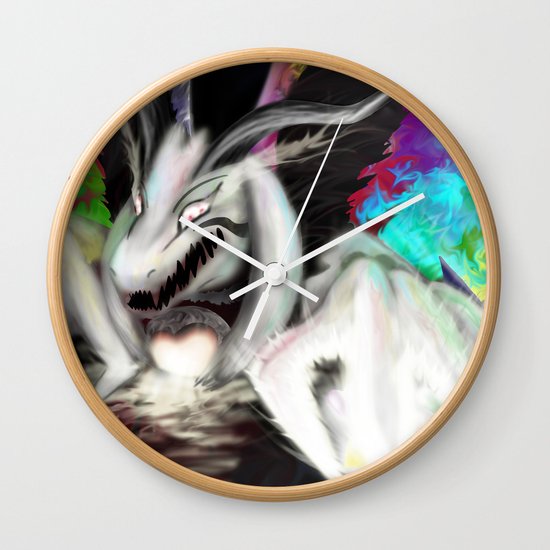 Asriel Dreemurr Wall Clock By Yukilapinbn