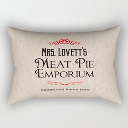 Mrs. Lovett's Meat Pie Emporium (Sweeney Todd) Rectangular Pillow