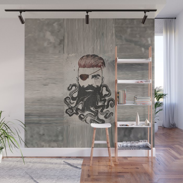 Black Beard Wall Mural