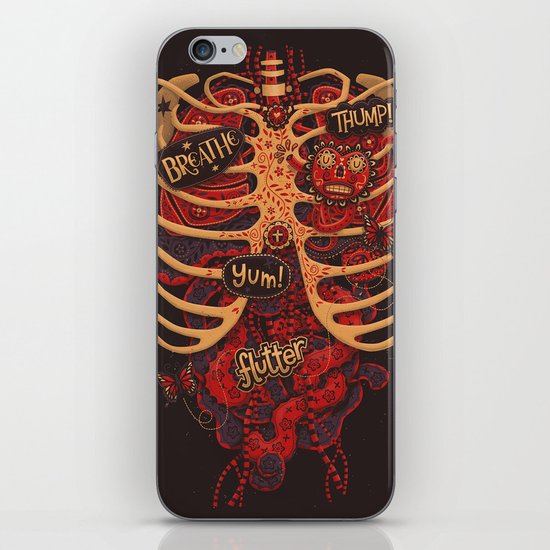 Anatomical Study - Day of the Dead Style iPhone & iPod Skin