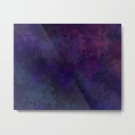The Sky is Velvet Metal Print | Painting, Space, Digital, Illustration, Abstract, Stars, Nebula, Sky 