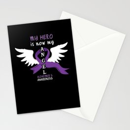 Hero Angel End Alzheimer Alzheimer's Awareness Stationery Card
