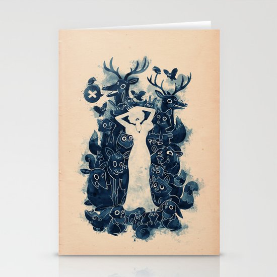 Dark Forest Stationery Cards