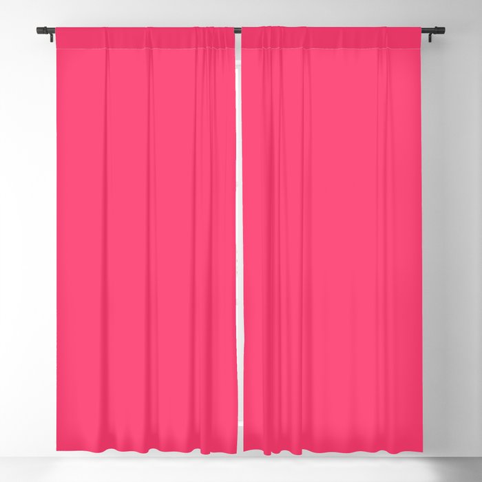 Bee Balm Pink Blackout Curtain