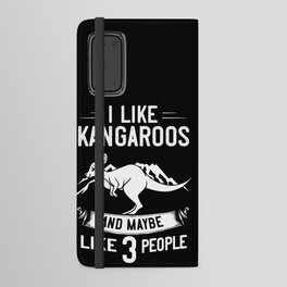 Kangaroo Red Australia Animal Funny Android Wallet Case