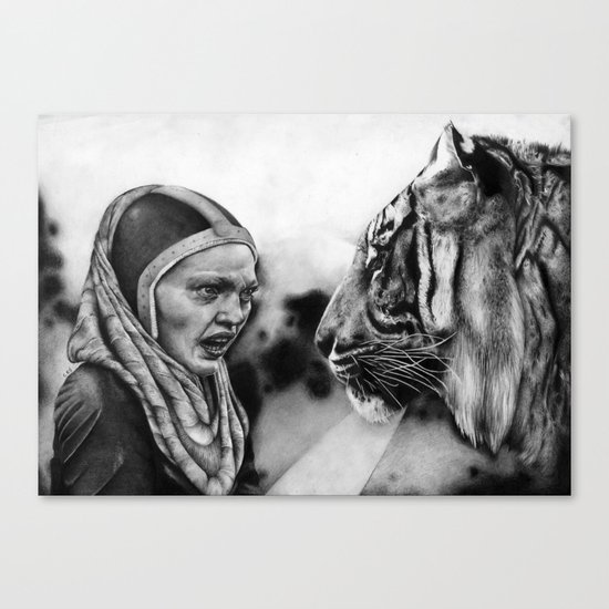 In the Eye of the Tiger Canvas Print