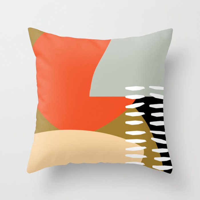 Warmer Days Throw Pillow