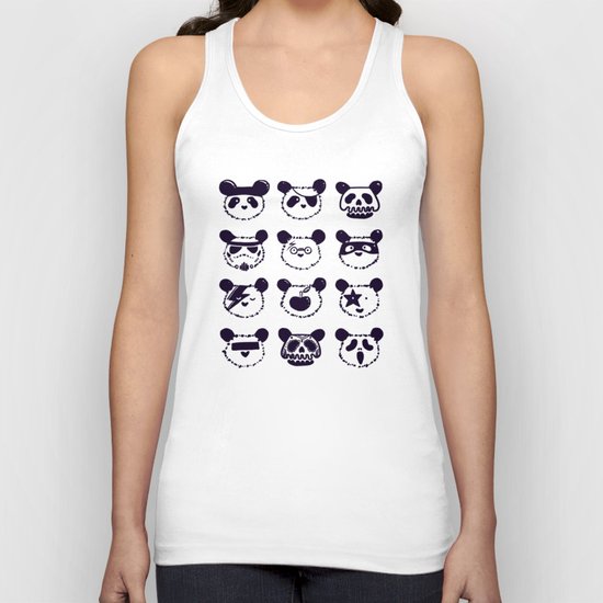 Pop Panda Tee Unisex Tank Top