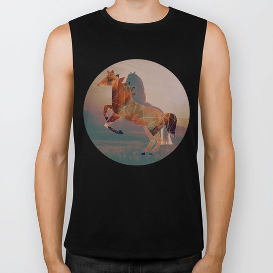 Horse with Horse Biker Tank