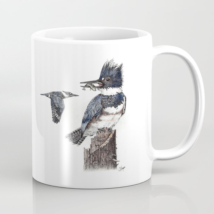Belted Kingfisher Coffee Mug