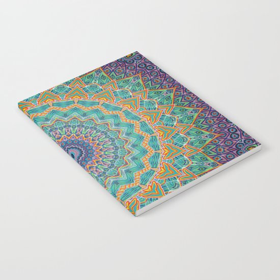 Travel Into Dimensions Mandala. Notebook