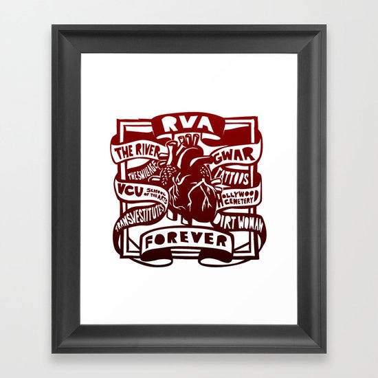RVA Forever Framed Art Print