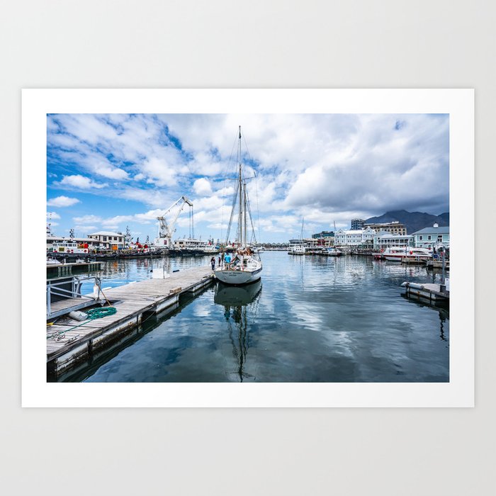 Yacht Art Print